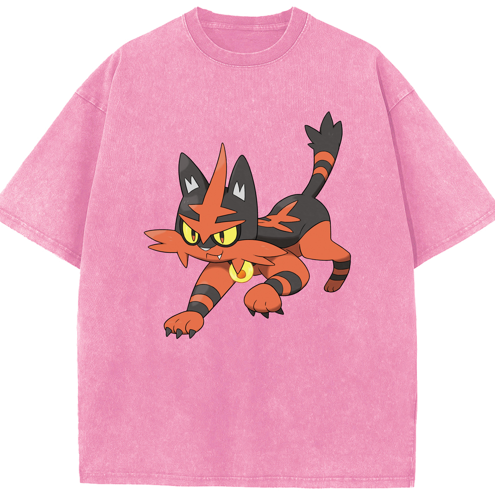 （画像用） ポケットモンスター Pokémon 綿100% ヴィンテージ風 半袖Tシャツ（フロントプリント）
